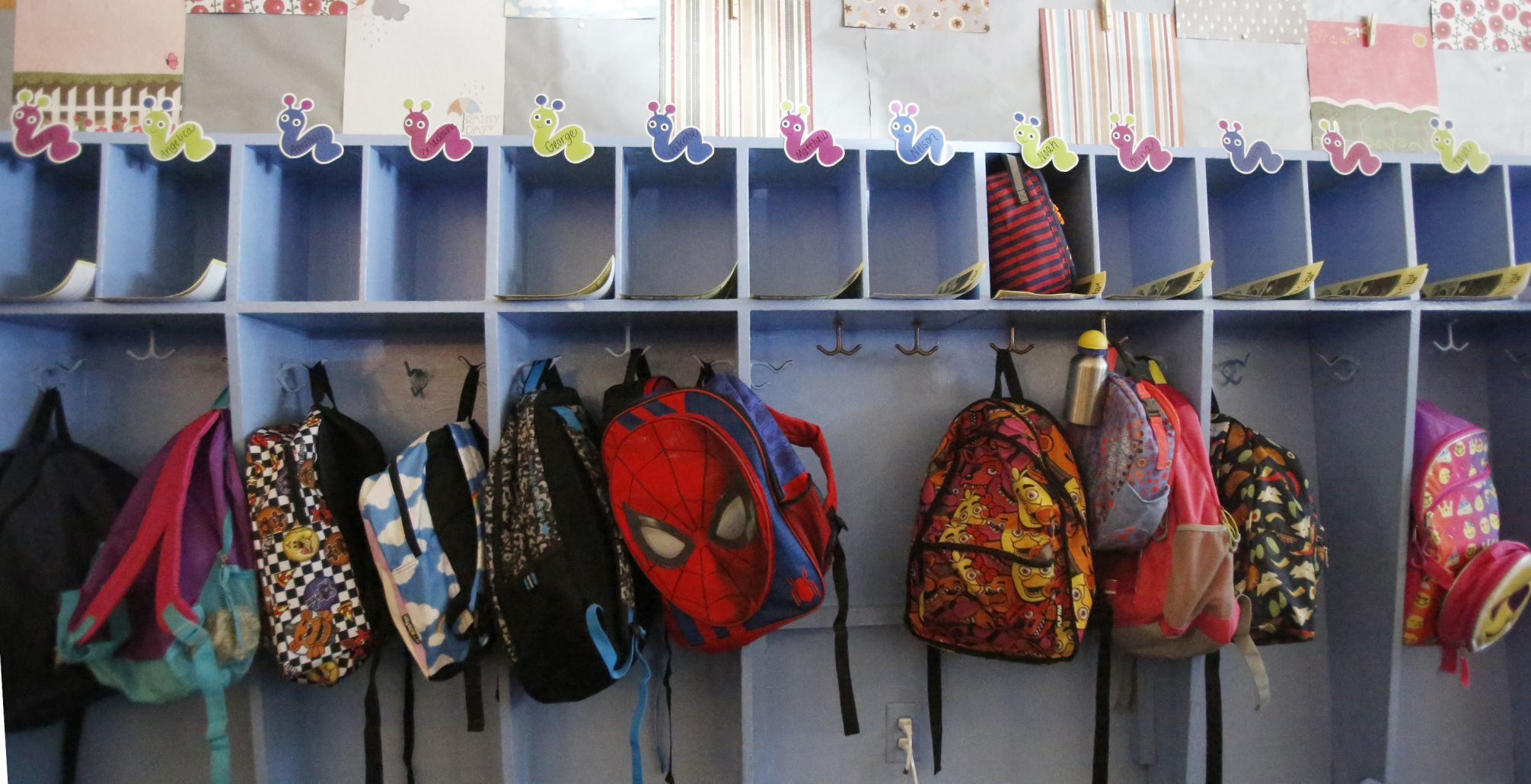 classroom backpack hooks