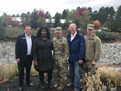 Army Corps tour of Rio De Flag project