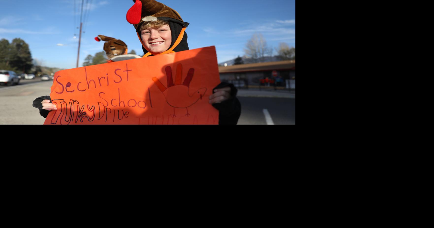 Sechrist Elementary School holds 18th annual turkey drive