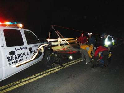 midgley bridge death investigated azdailysun county hoist volunteers canyon rescue creek oak thursday feet morning early below body search