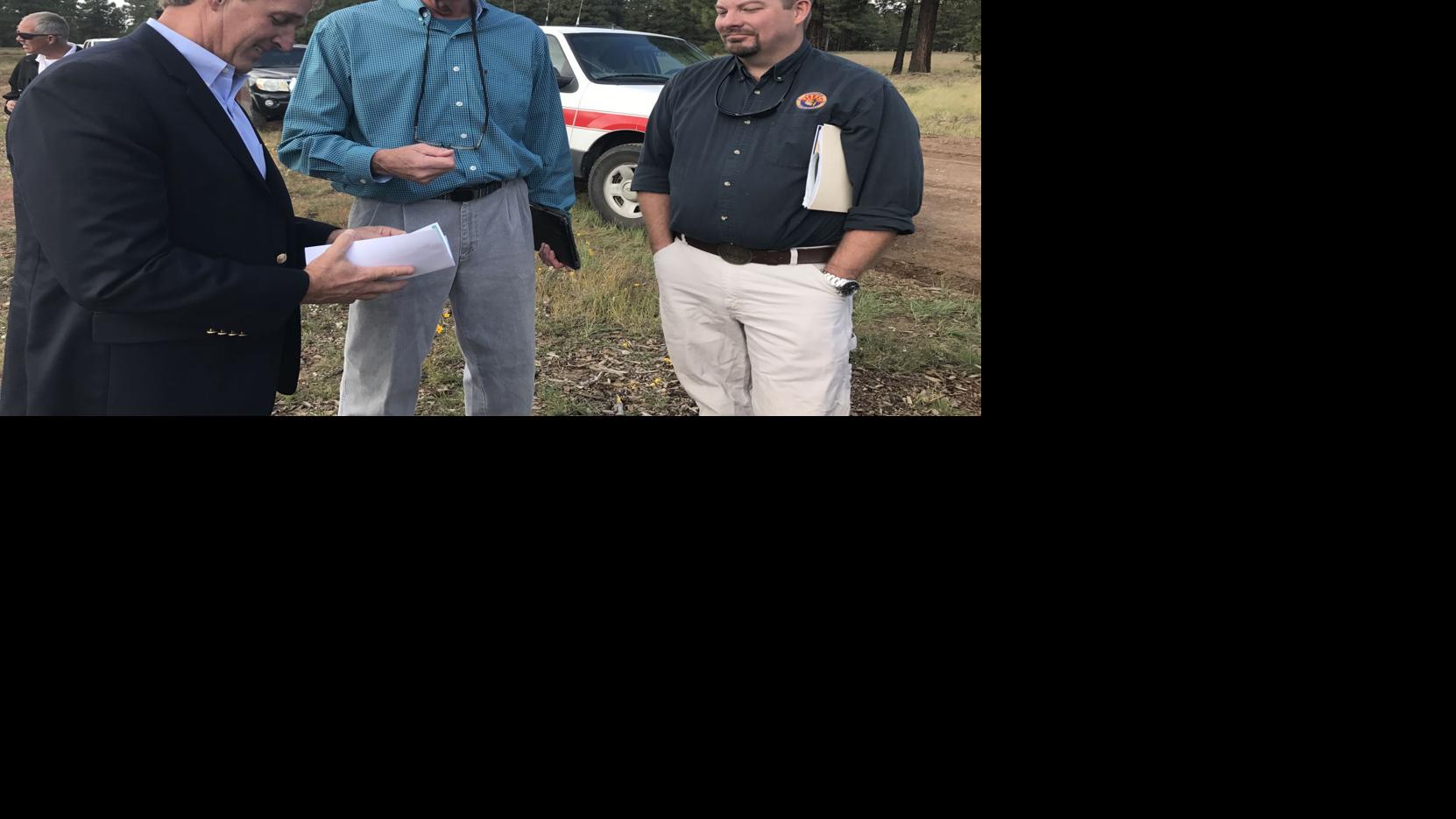 Flake visits Flagstaff to check on forest