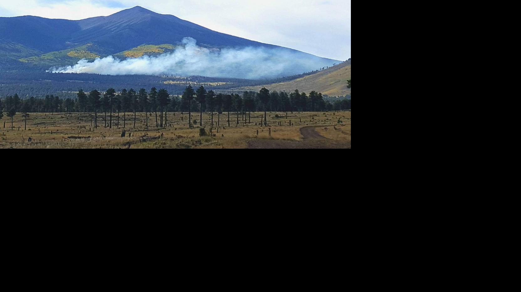 Small fire sends up smoke on north San Franciso Peaks