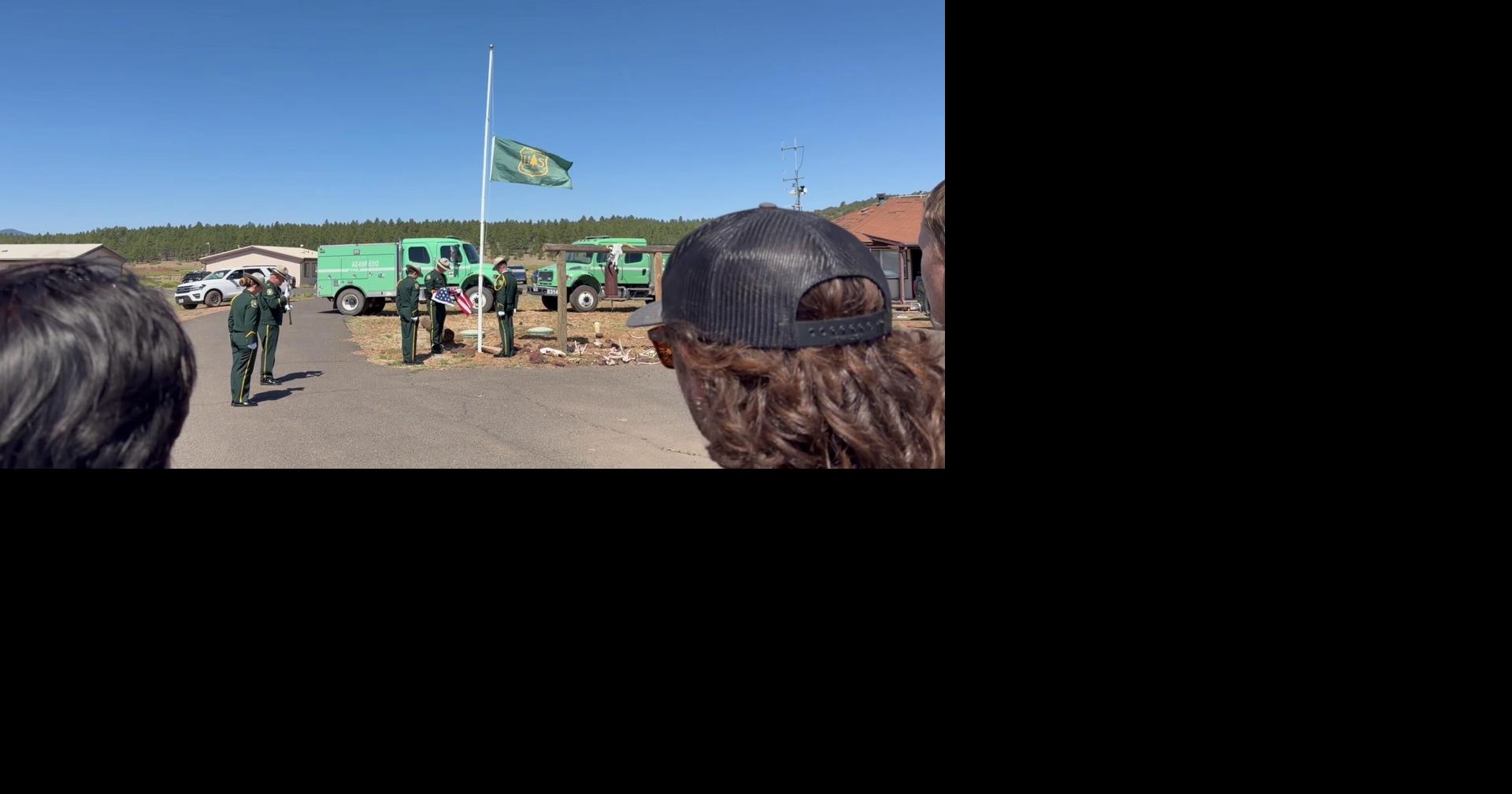 Video: Nick Hutcherson flag raising ceremony and End of Watch transmission