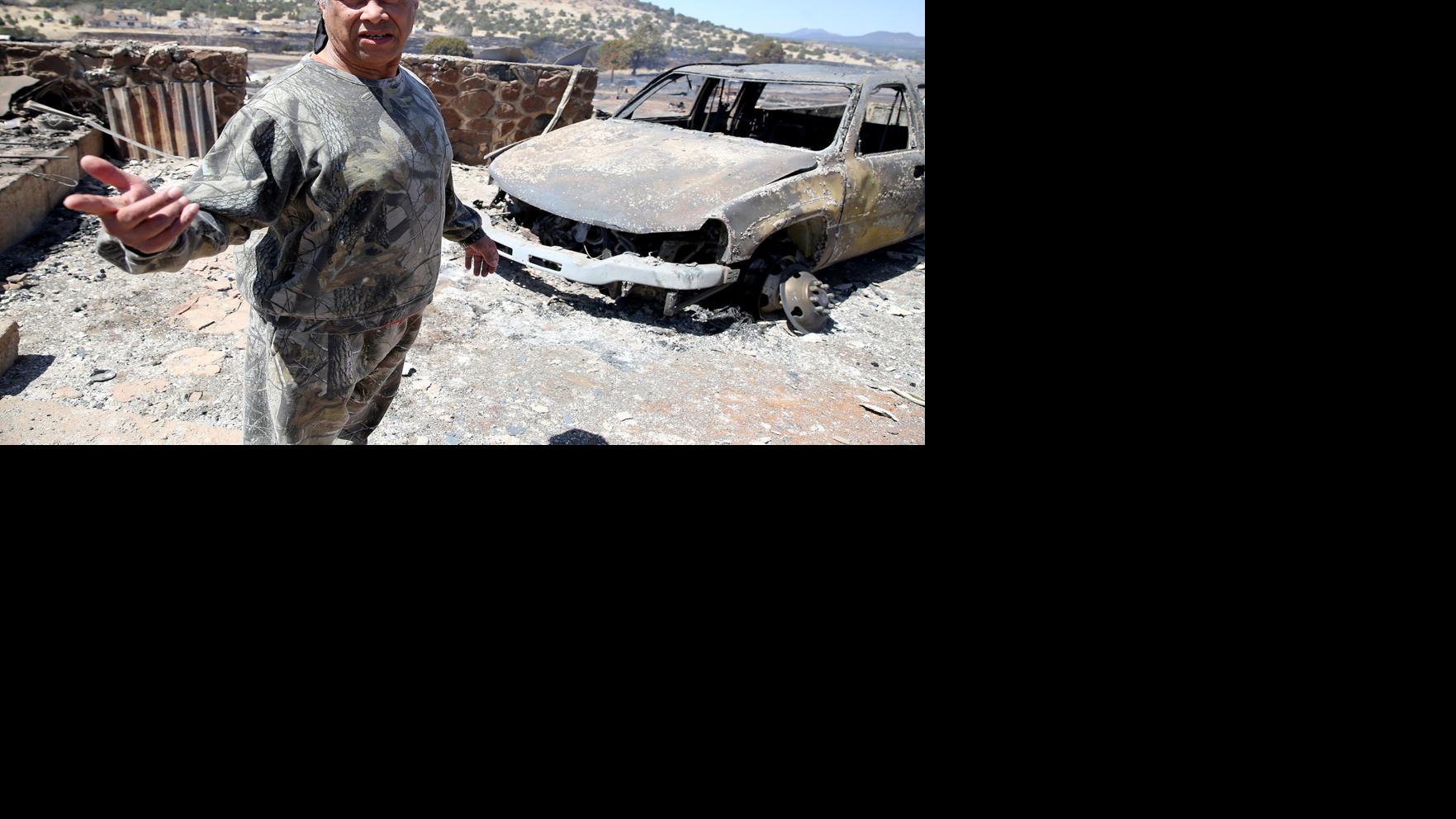 Shattered windows and a wall of fire: Winona home destroyed by wildfire
