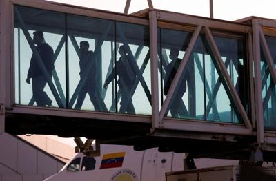 Repatriation flight with migrants deported from U.S. lands, in Maiquetia
