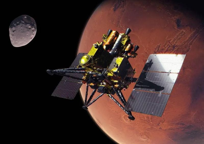 Japan launches mission to grab chunk of a Martian moon