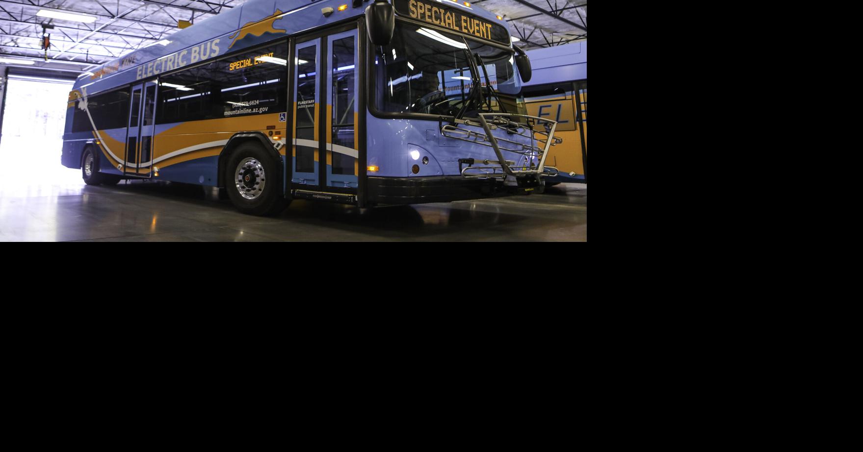 Mountain Line unveils first fully electric buses in Flagstaff