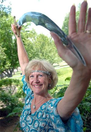 Belly dancing grandma pushes past her comfort zone