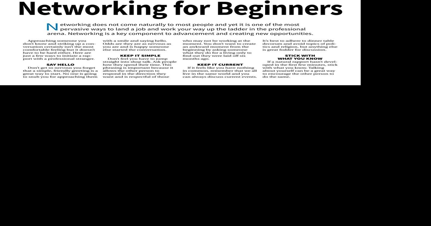 Networking for Beginners | | azdailysun.com
