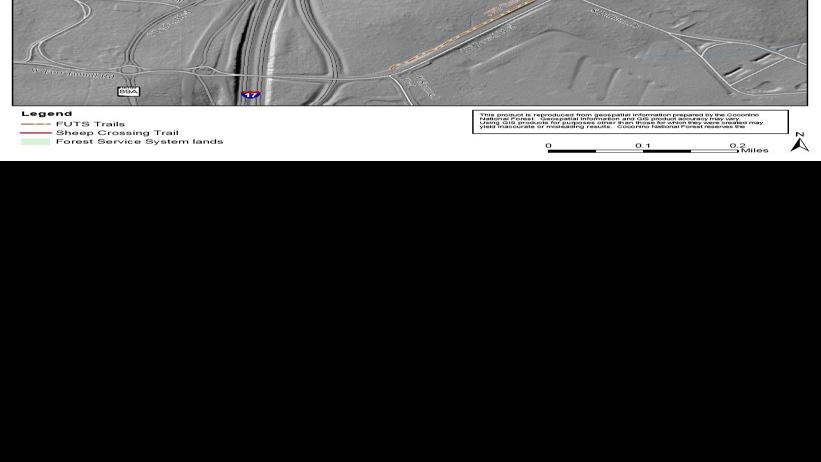 City of Flagstaff pushes for new FUTS trail beneath I-17 to Fort Tuthill