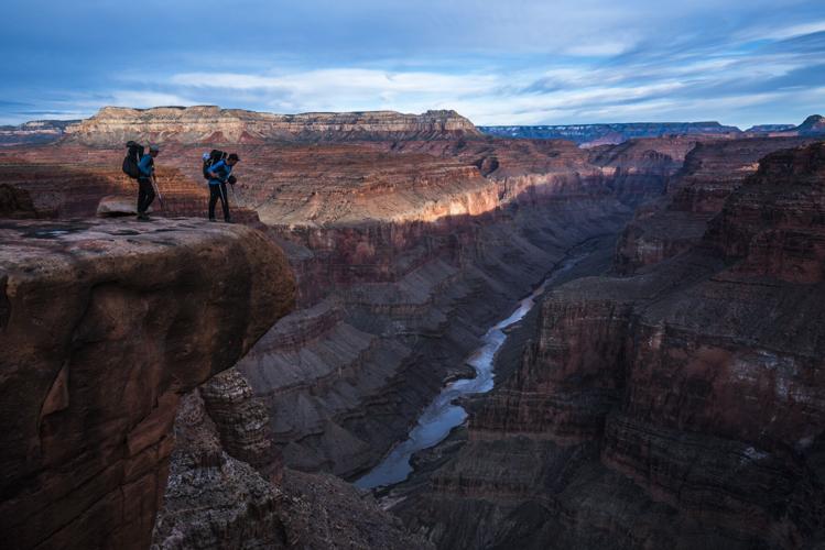 Marble Canyon and Navajo Reservatio from the air.
