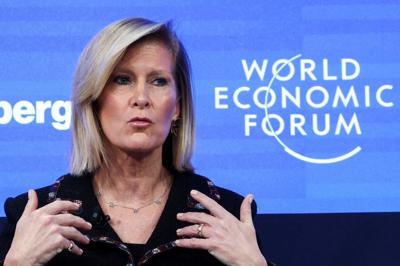 FILE PHOTO: 55th annual World Economic Forum (WEF) meeting in Davos