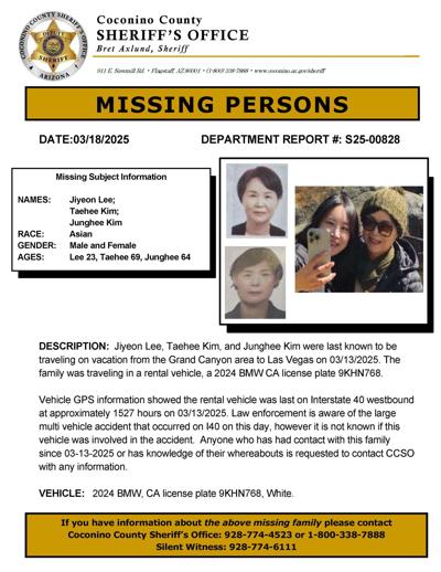 CCSO Missing Family Flyer