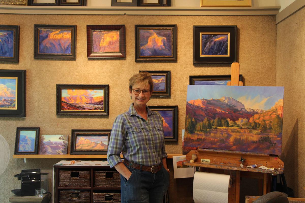 Framing Immensity Artist Dawn Sutherland On Painting The Grand Canyon Cover Story Azdailysun Com Sutherland in 6 key categories based on 5 reviews. artist dawn sutherland on painting the