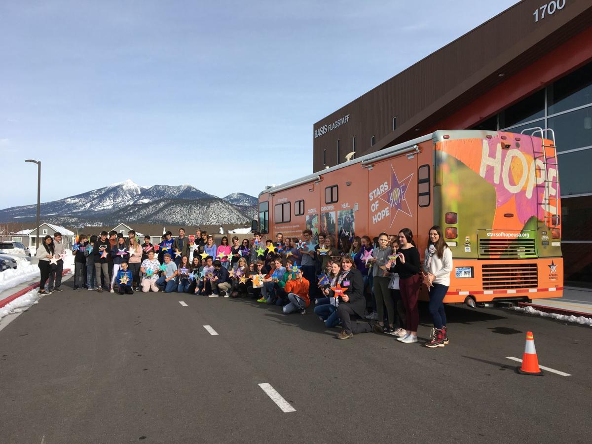 Basis Flagstaff students create Stars of Hope for Hope Across America