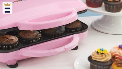 You can keep your cupcake maker's nonstick coating in good shape by periodically wiping down the plates with oil.