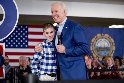 Joe Biden and Brayden Harrington