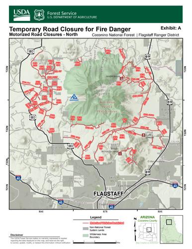 Coconino NF Stage 2 Road Restrictions