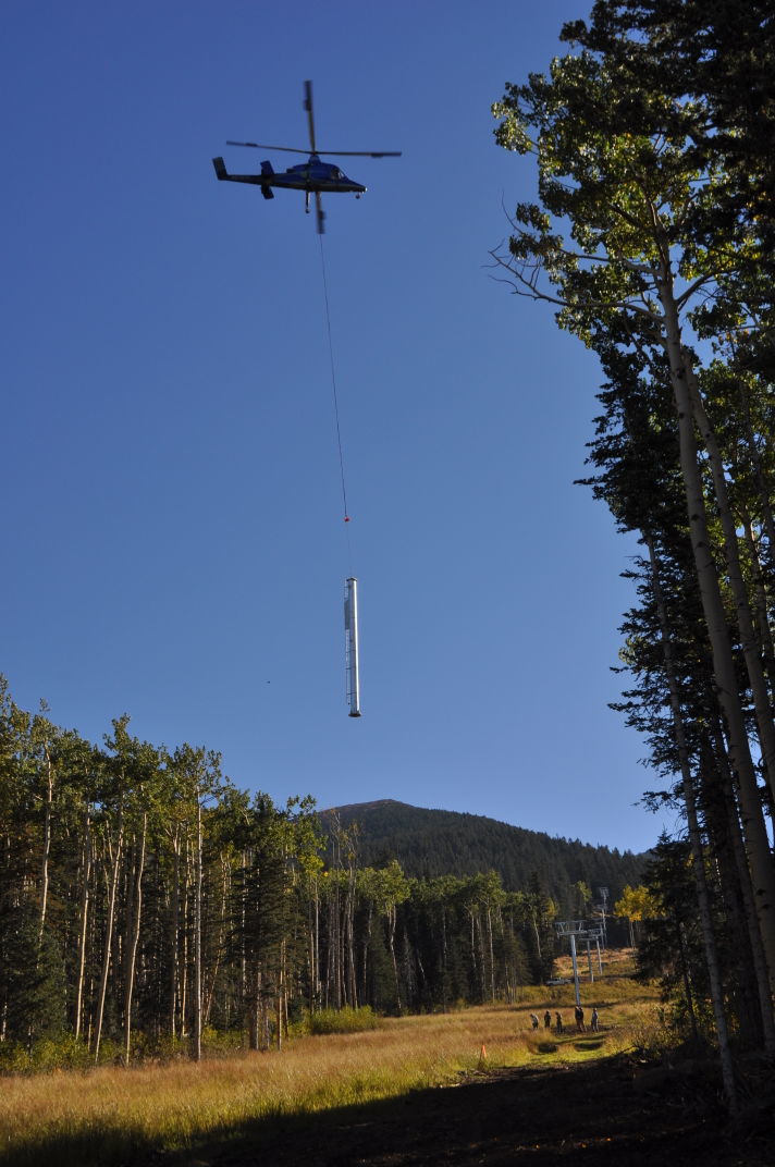 Towers For New Chairlift Get A Copter Ride | Local | Azdailysun.com