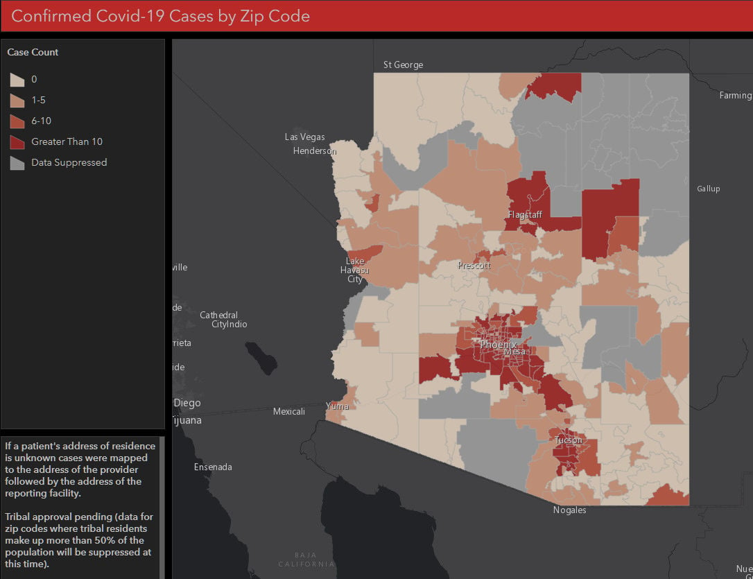 New Data Breaks Down Arizona S Covid 19 Cases By Zip Code State