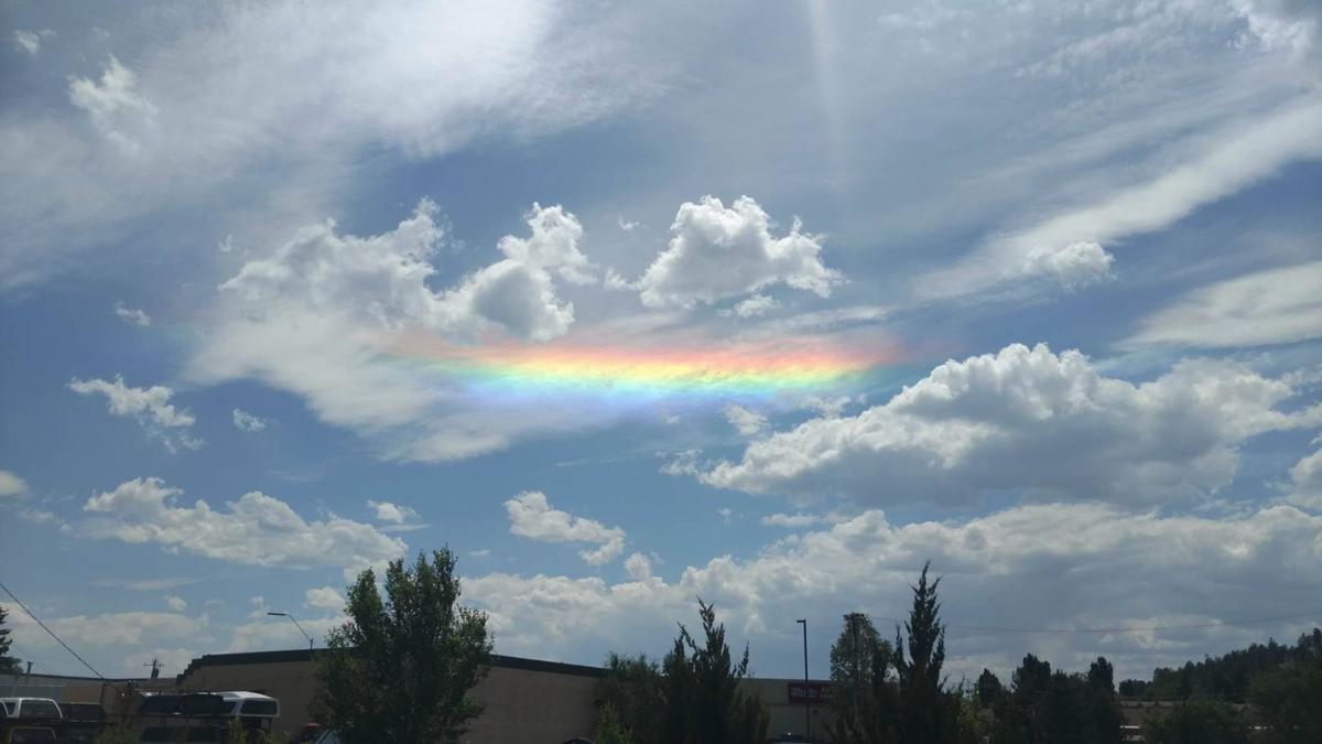Sun dogs and fire rainbows appear over Flagstaff Local