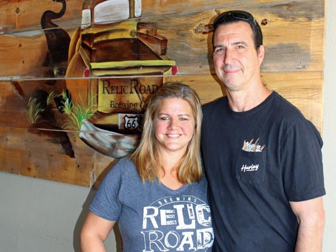 Aug 2024 Relic Road Brewing Co owners Stephanie and Troy Armstrong.jpg