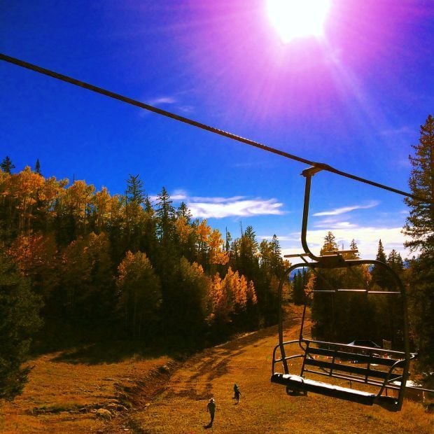 Ski lift aspens