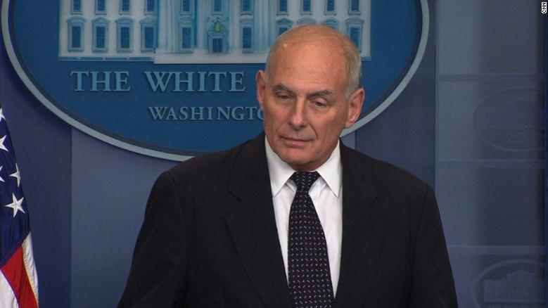 Kelly says he advised Trump on calls to families of fallen soldiers