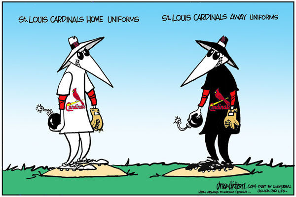 St. Louis Cardinals Editorial Cartoon