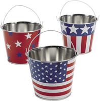 Patriotic buckets