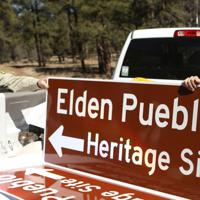Elden Pueblo gets new sign replacing antiquated parlance