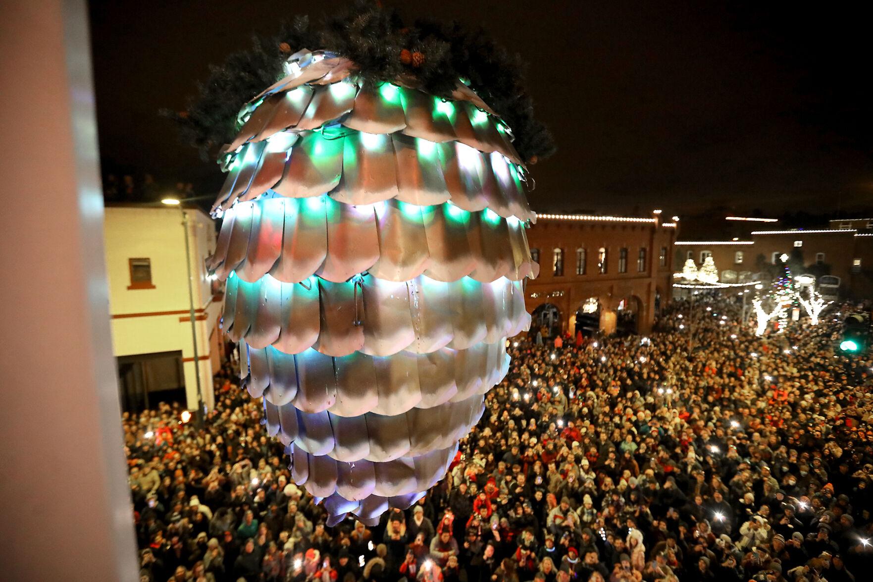 Gallery Big crowds return for Pinecone Drop in downtown Flagstaff