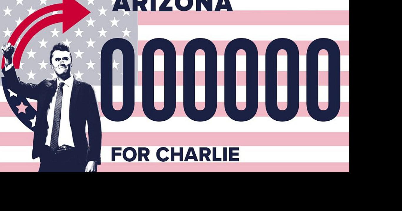 Charlie Kirk license plates stalled by Gov. Hobbs veto