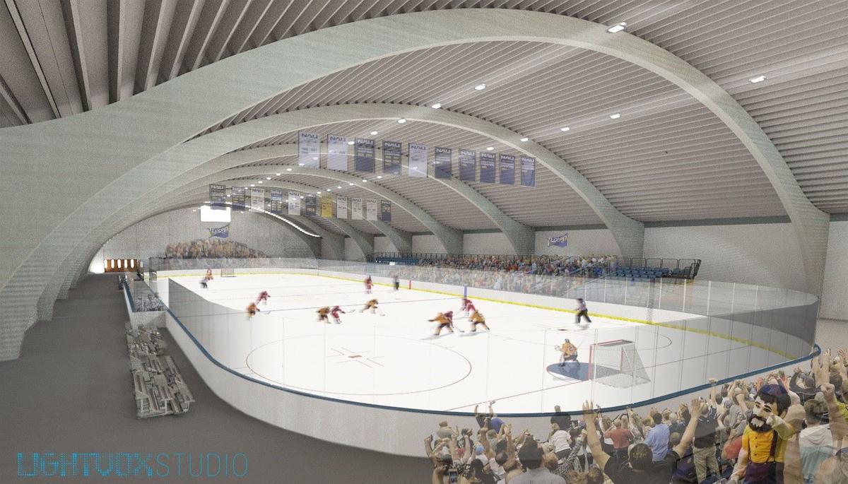 NAU ice hockey artist rendering