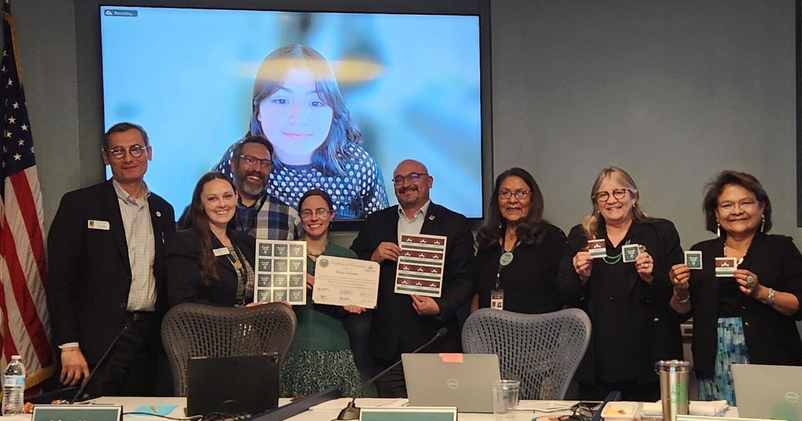 Board of Supervisors recognizes winners of elections sticker design contest - Vimarsana News