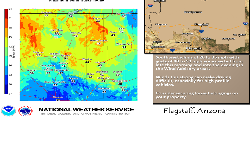 Frost in Flagstaff and snow on Peaks after windy Thursday