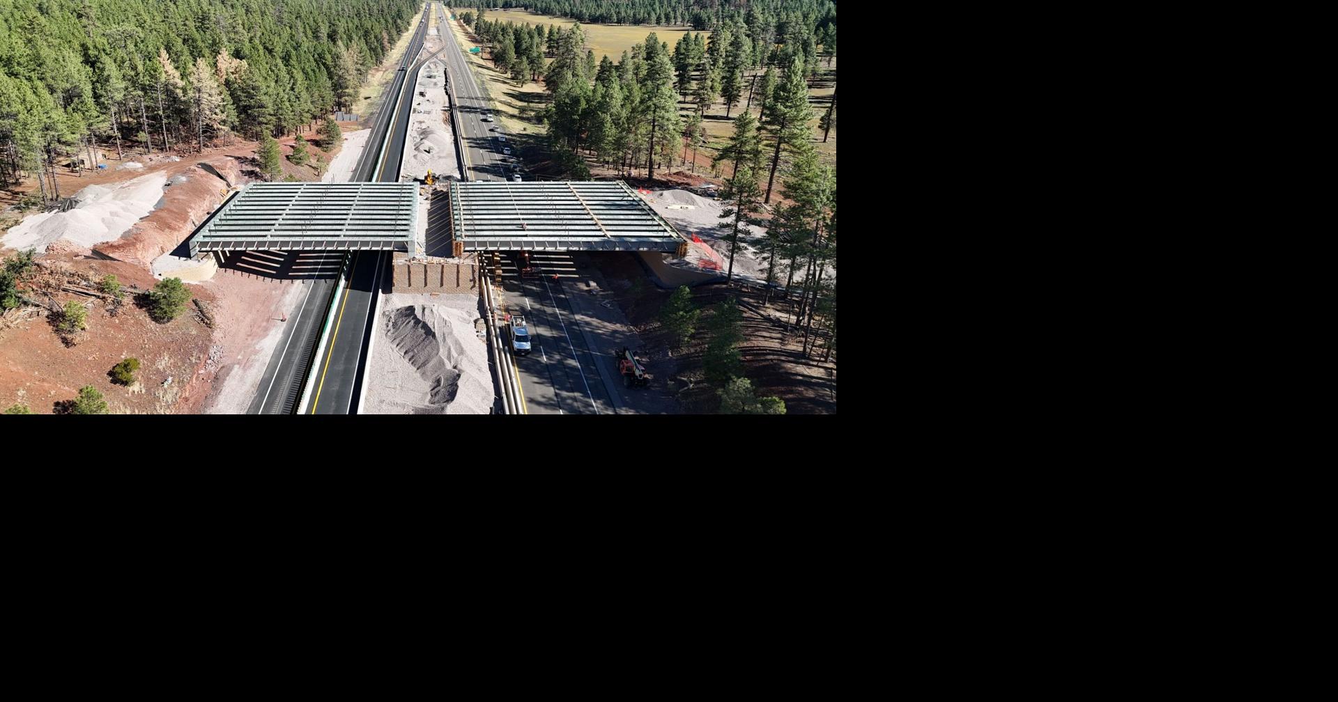 ADOT completes installation of girders for I-17 Wildlife Overpass ...