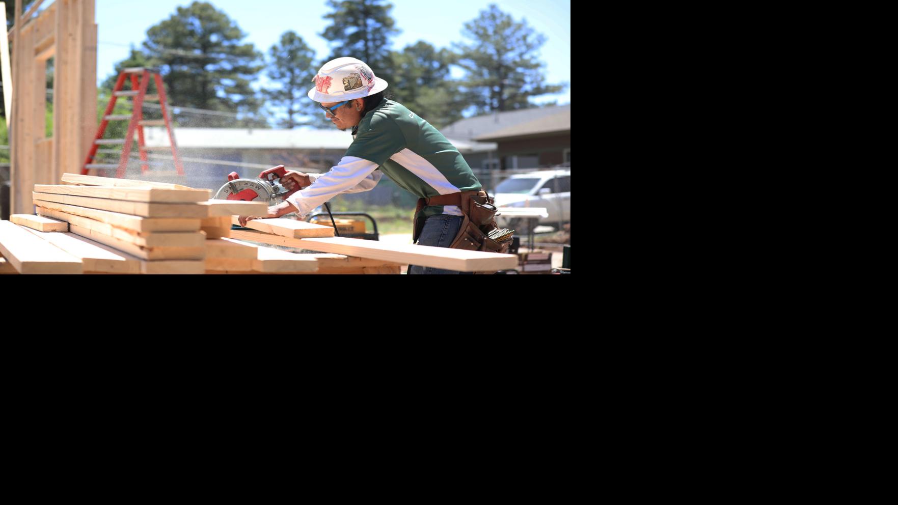 Local contractors 'blitz' through affordable housing construction