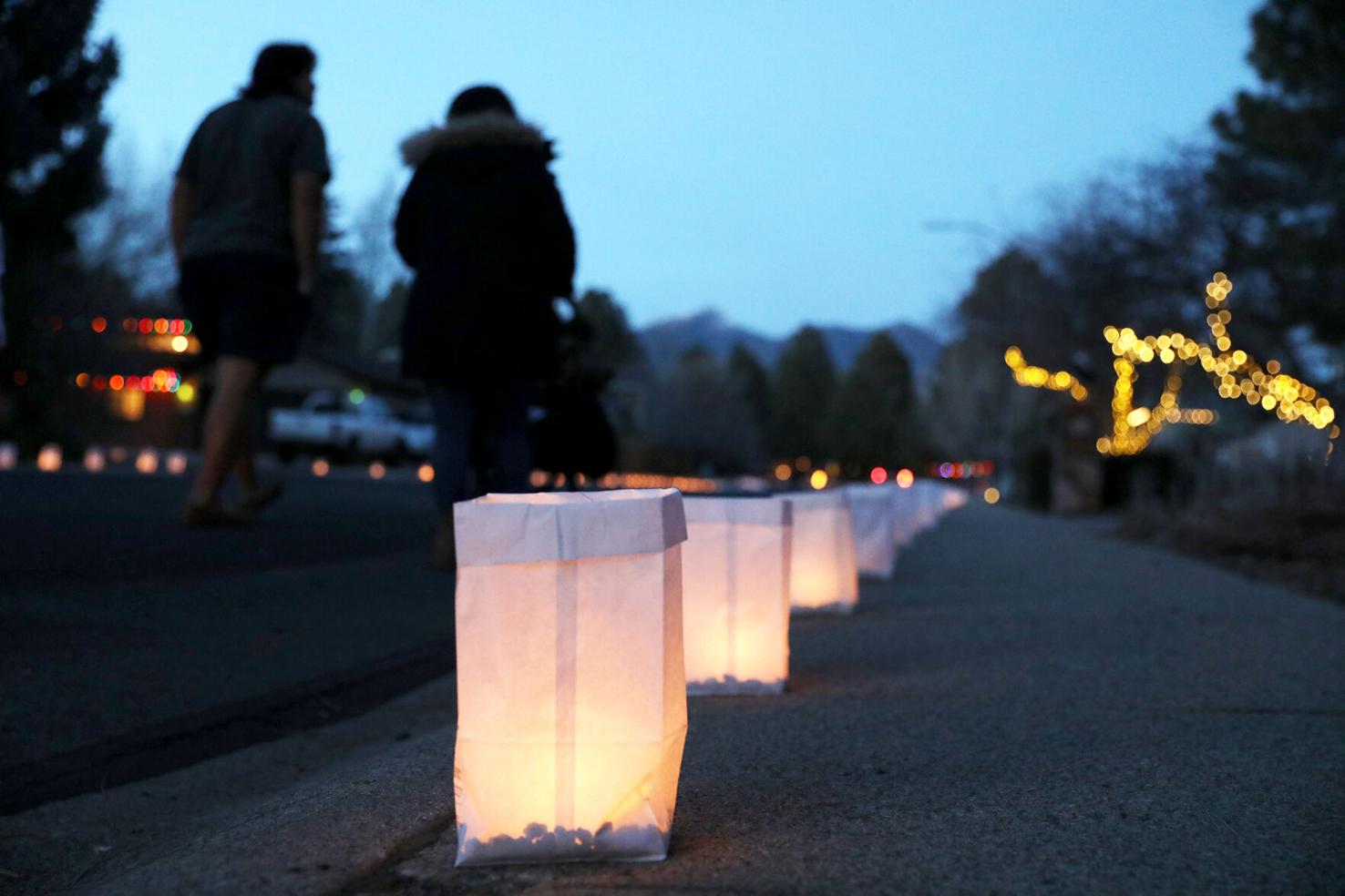 Gallery Luminaria light the way to the holidays in Flagstaff Local