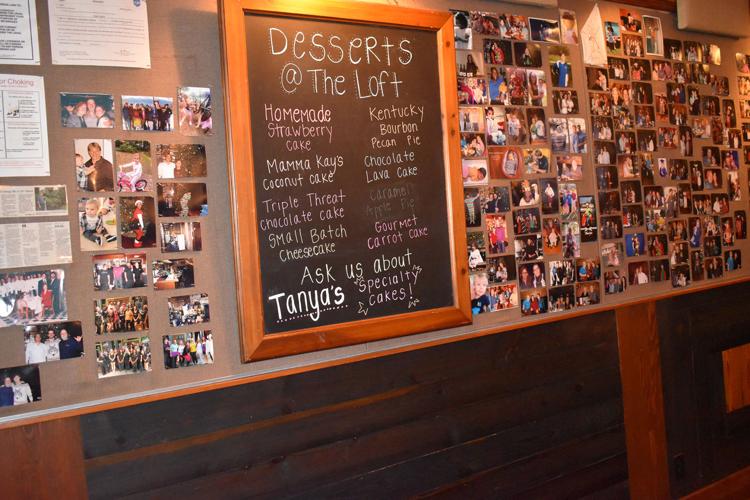 The Loft, a downtown Columbus restaurant, is popular for both lunch and dinner crowds and is known for its rich desserts.