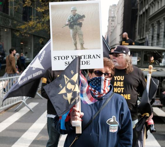 Veterans Day suicide march