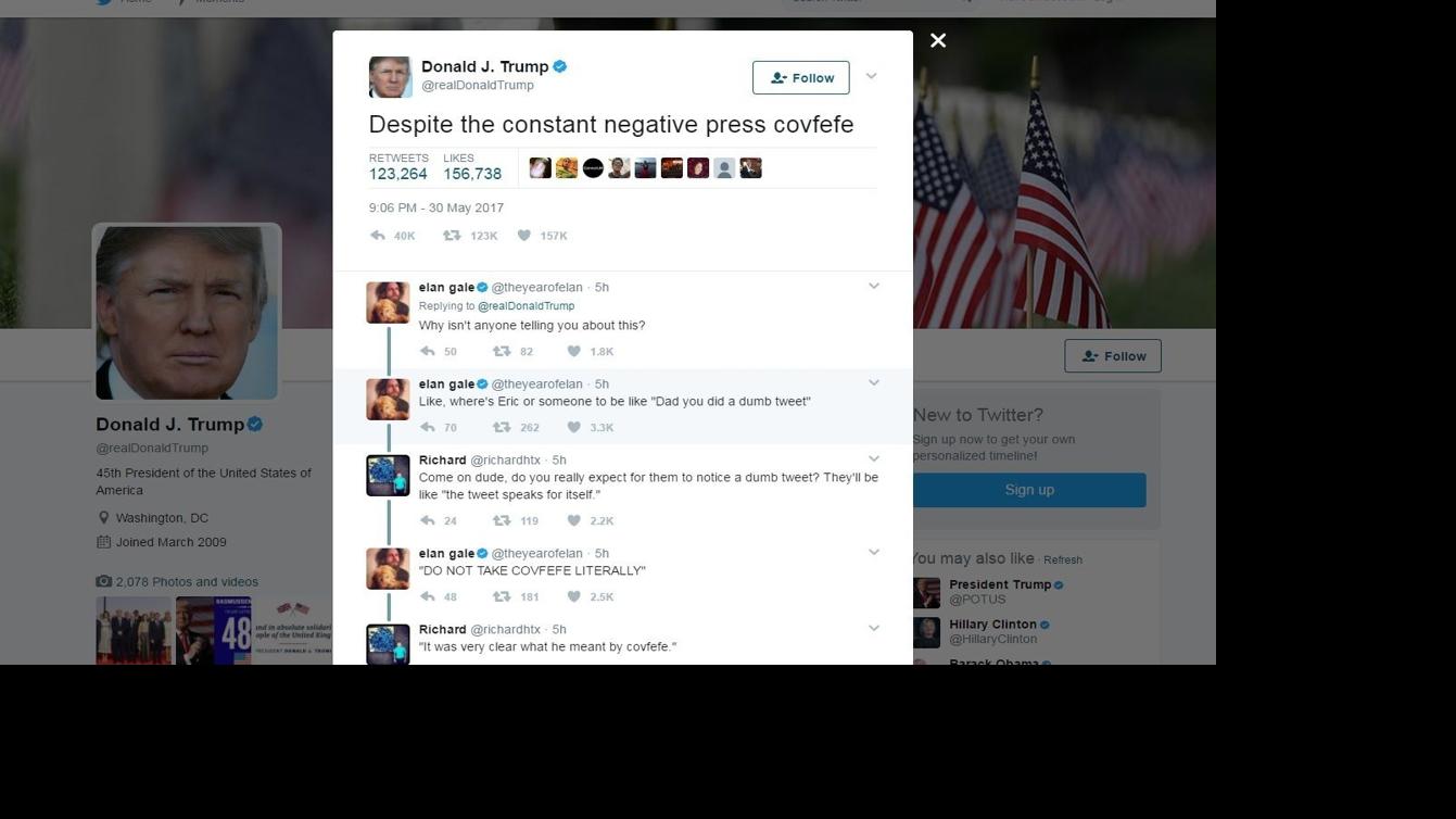 What does 'covfefe' mean? Social media rushes to define Trump's typo