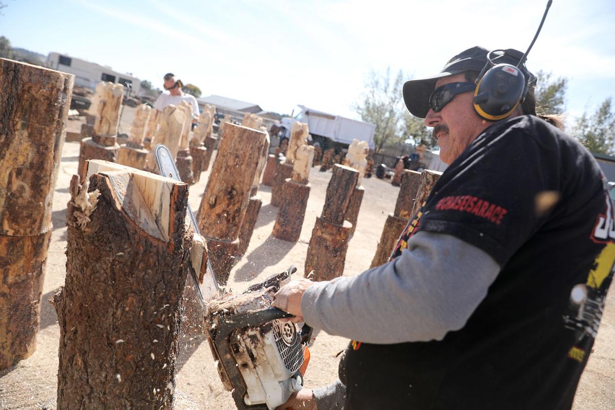 Cutting Edge Art Brought To Bear Via Chainsaws For Doney Park Business Local Azdailysun Com