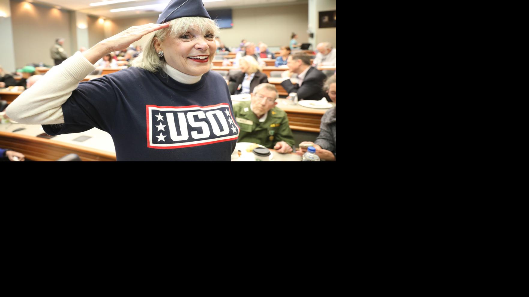 Former Doublemint Twin and USO performer continues to serve military