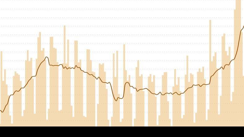 Chart COVID-19's daily death count. Plus, maps that show local and US impact
