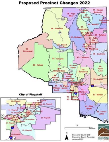Coconino County Plat Map Board Of Supervisors Approves New Precincts After Redistricting Splits  County | Local | Azdailysun.com