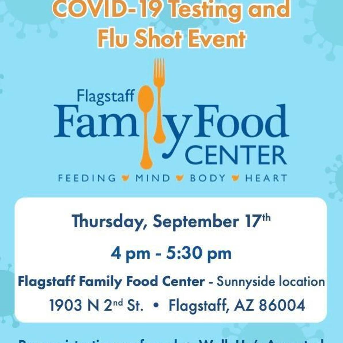 Flagstaff Family Food Center To Host Covid 19 Testing And Flu Shot Clinic Local Azdailysun Com Flagstaff Family Food Center To Host Covid 19 Testing And Flu Shot Clinic Local Azdailysun Com