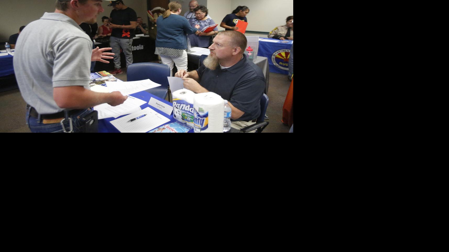 Laid-off Flagstaff SCA workers look for jobs at employment fair - Arizona Daily Sun