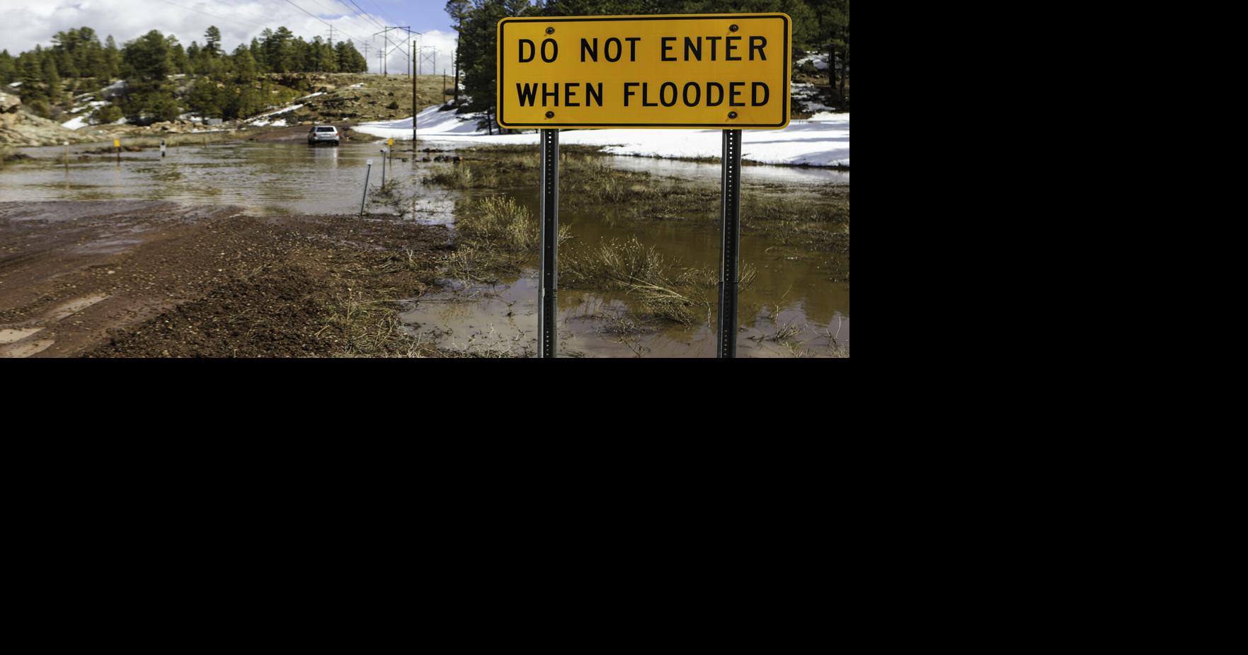 Gallery: Water is everywhere in Flagstaff as snow melts, rain falls