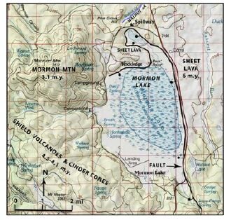 Mormon Lake Map